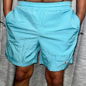 Champion Men's Teal Swim Trunks